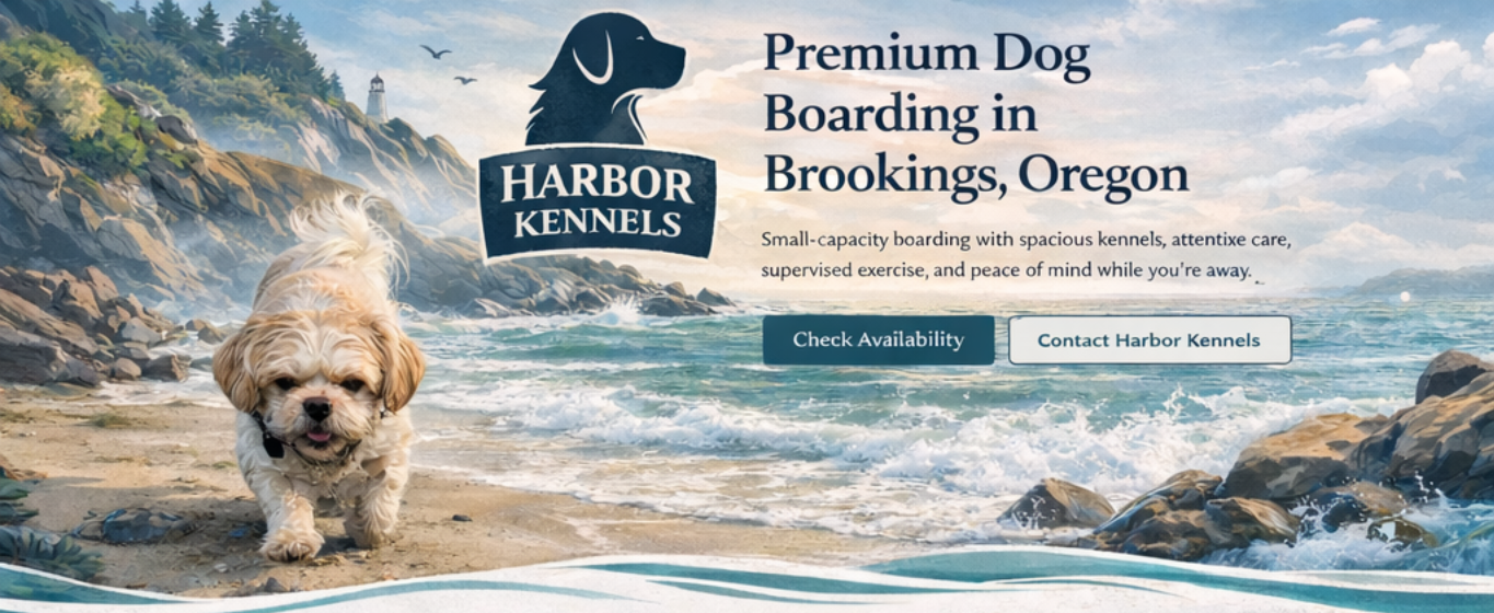 Harbor Kennels homepage banner